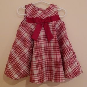 Christmas Dress with matching diaper cover